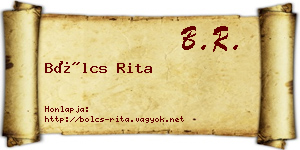 Bölcs Rita névjegykártya
